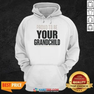 Hot Grandparents Day Proud Grandchild Minimalist Hoodie