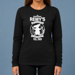 Hot Remy Ratatouille The Original Remy S Every Second Counts Yes Chef Disney Cartoon Long Sleeve Shirt