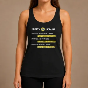 Pretty Liberty Ukraine Support Aid And Hope For Those Affected By The War Tank Top