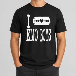 Nice I Love Emo Boys Heart Razor Blade