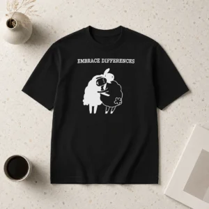 Official Embrace Differences Sheep Hug Hugging Inclusivity