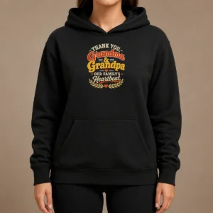 Premium Good Grandparents Day Family Love Vintage Grandchildren Hoodie