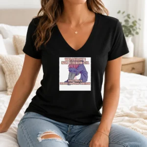 Hot Why Couldn'T I Have Been Born Girl Everything Is So Confusing Somehow V-Neck Shirt