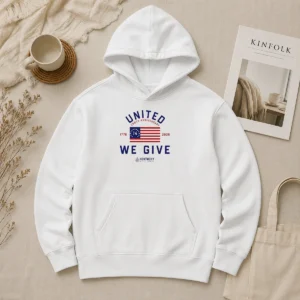 Original United 250th Anniversary 1776 2026 We Give Kentucky Blood Center Hoodie