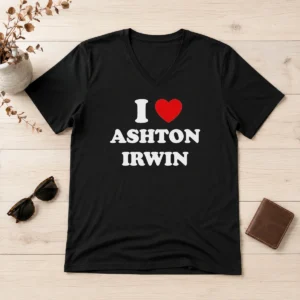 Premium I Love Ashton Irwin V-Neck Shirt
