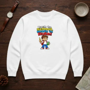 Premium Back To School Pixel Sweater