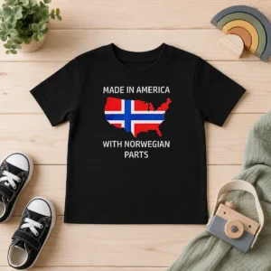 Premium Made In America With Norwegian Parts Kids T-Shirt