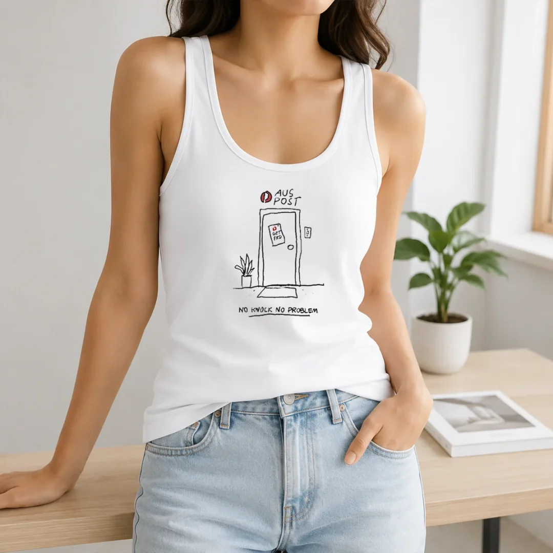 Funny Aus Post No Knock No Problem Tank Top Funny Aus Post No Knock No Problem Tank Top