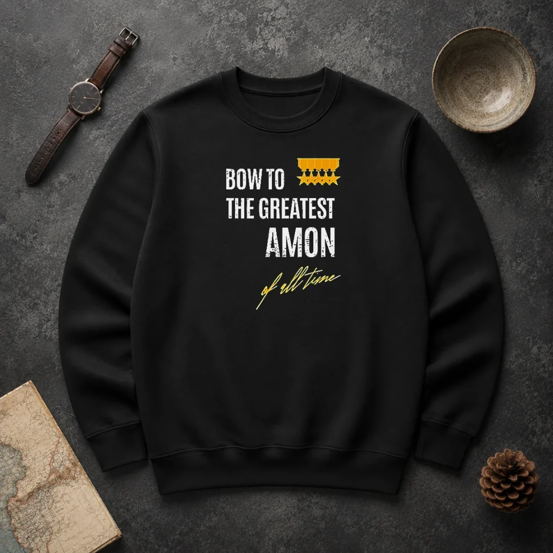 Funny Awesome Bow To The Greatest Amon Of All Time Sweater Funny Awesome Bow To The Greatest Amon Of All Time Sweater