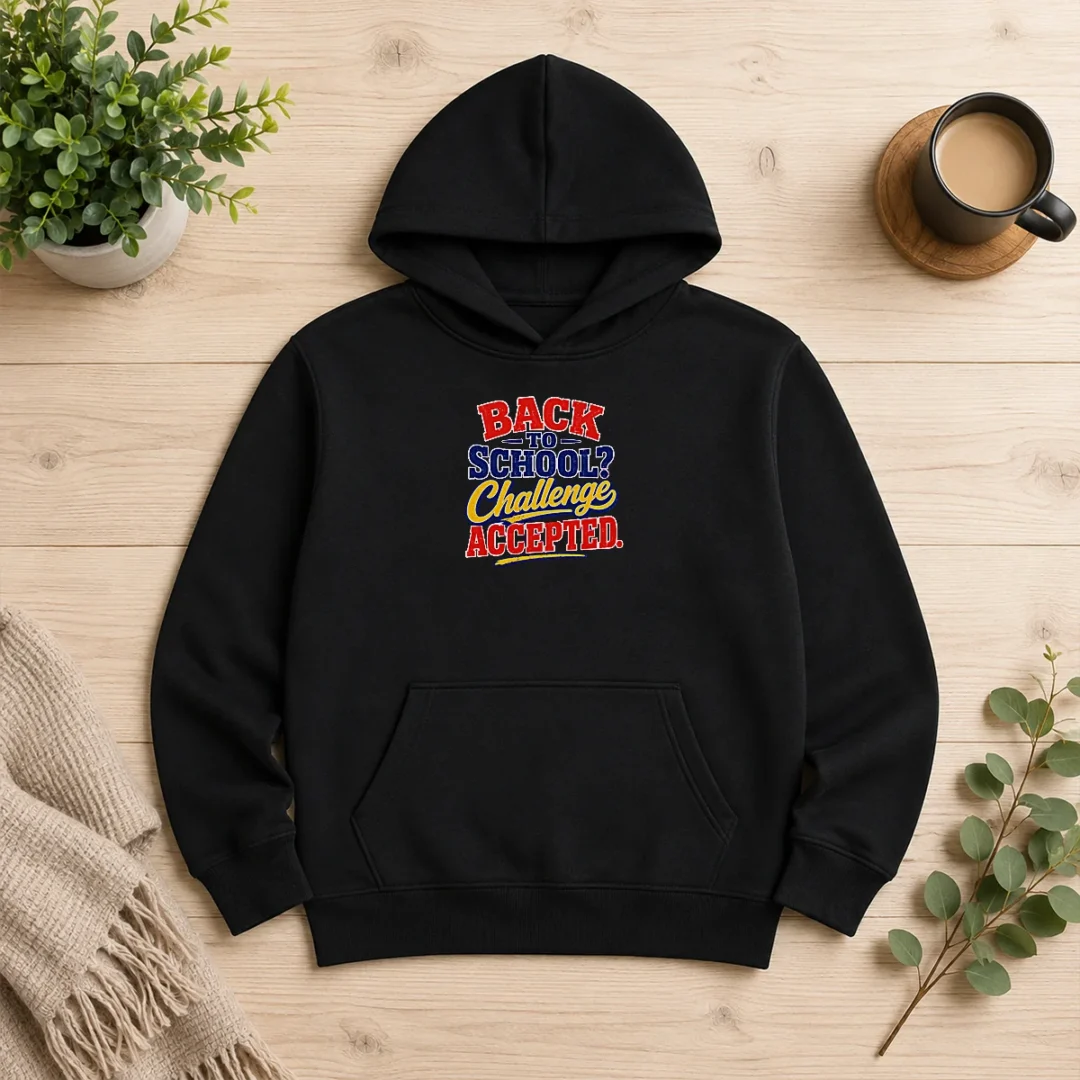 funny-back-to-school-challenge-accepted-vector-hoodie Funny Back To School Challenge Accepted Vector Hoodie