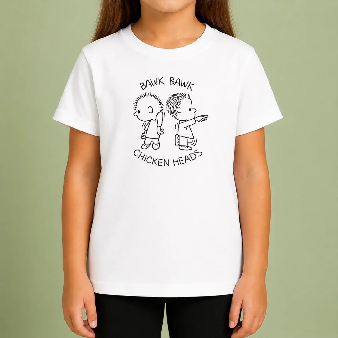 funny-bawk-bawk-chicken-heads-peanuts-charlie-kids-t-shirt Funny Bawk Bawk Chicken Heads Peanuts Charlie Kids T-Shirt