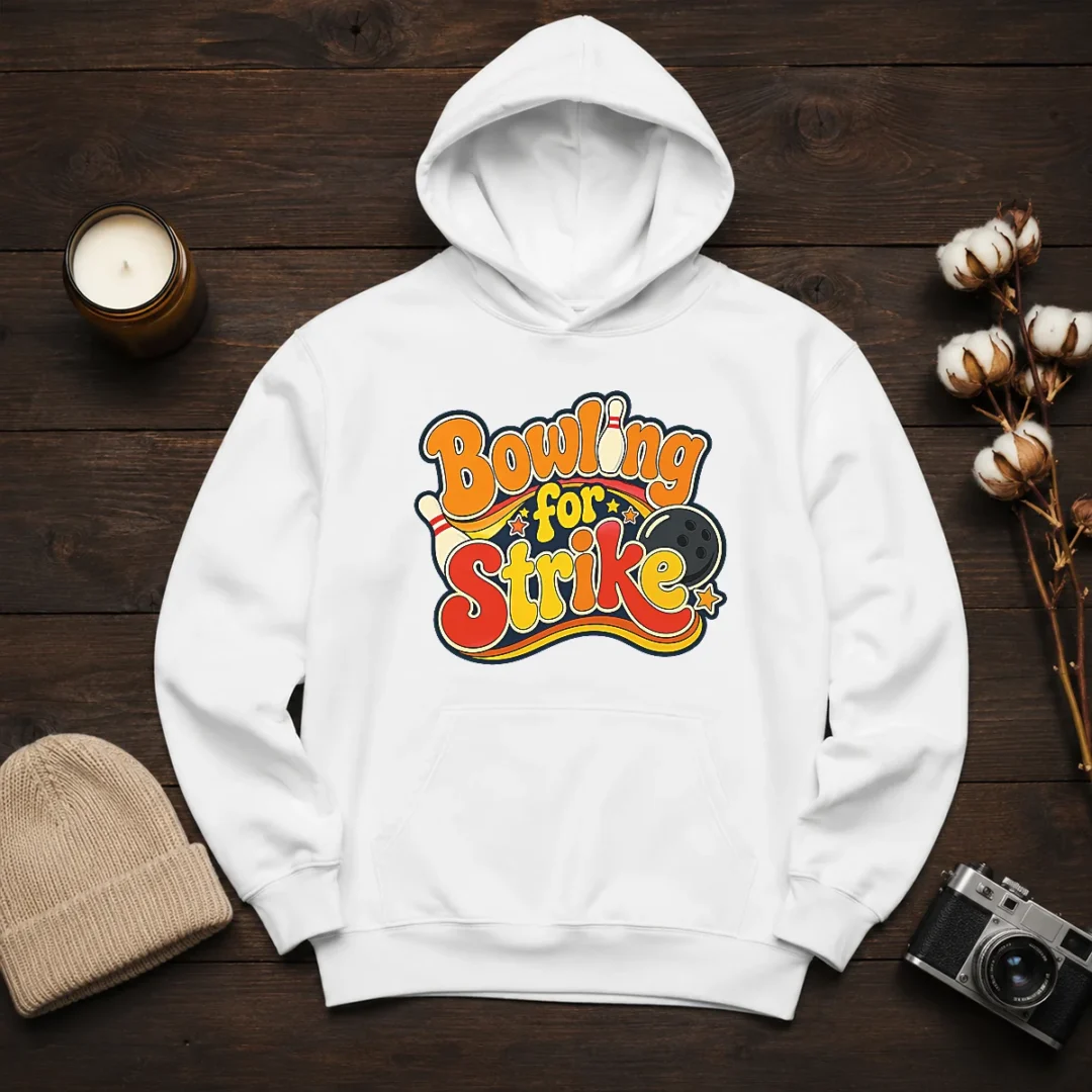 funny-bowling-for-strike-groovy-retro-hoodie Funny Bowling For Strike Groovy Retro Hoodie