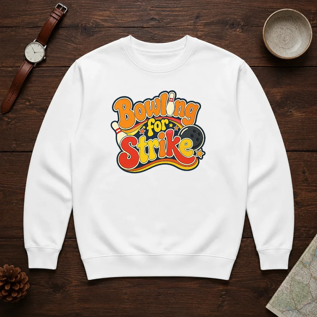 funny-bowling-for-strike-groovy-retro-sweater Funny Bowling For Strike Groovy Retro Sweater