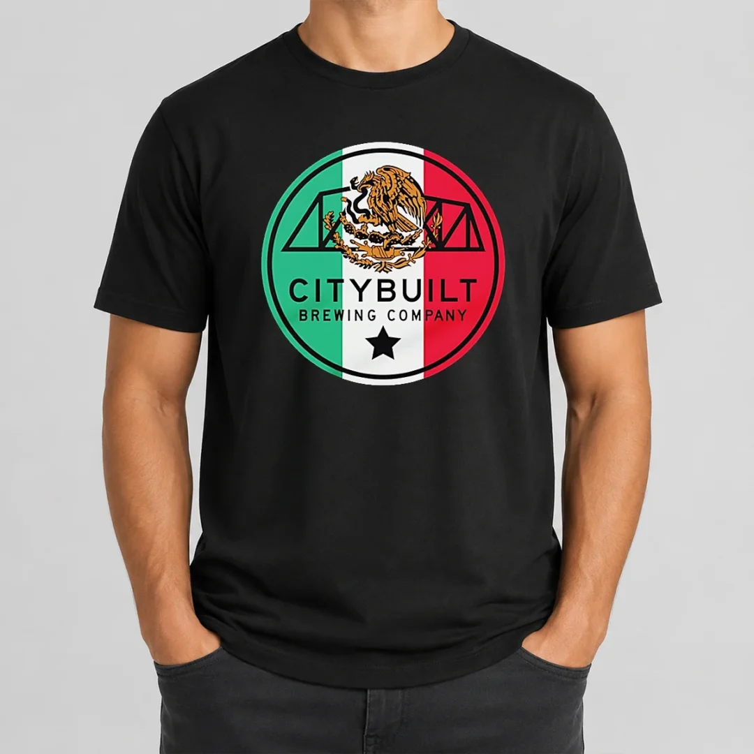 Funny Citybuilt Brewing Company Mexico Flag Eagle t shirt Funny Citybuilt Brewing Company Mexico Flag Eagle