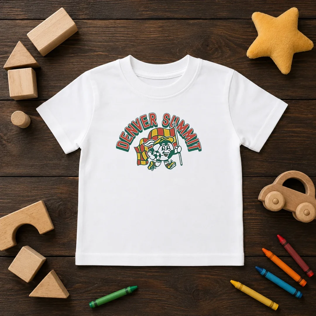 funny-denver-summit-mascot-soccer-ball-character-kids-t-shirt Funny Denver Summit Mascot Soccer Ball Character Kids T-Shirt