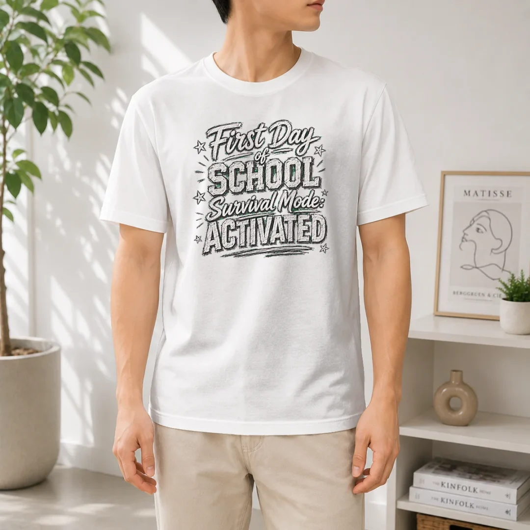 funny-first-day-teacher-humor-sketch-t-shirt Funny First Day Teacher Humor Sketch