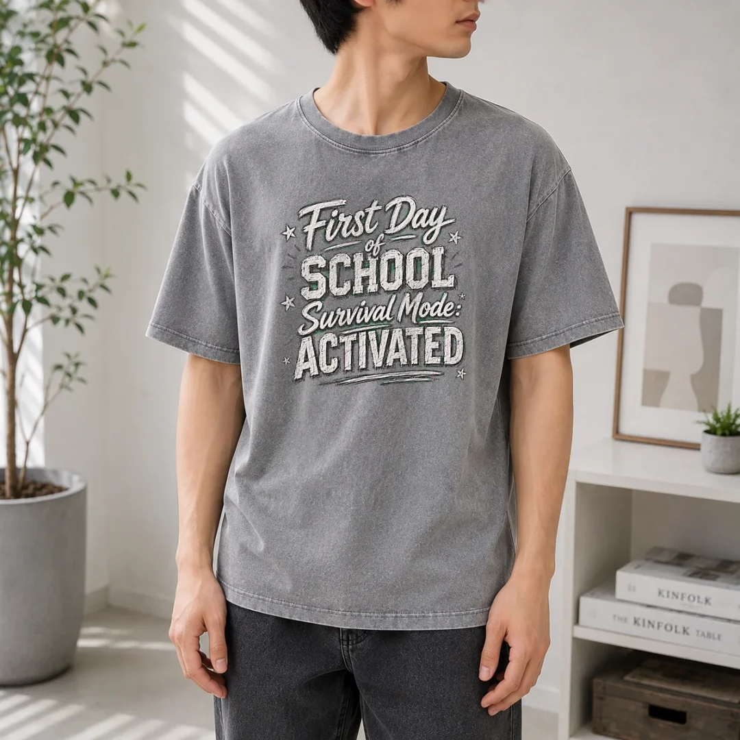 funny-first-day-teacher-humor-sketch-washed-t-shirt Funny First Day Teacher Humor Sketch Washed T-Shirt