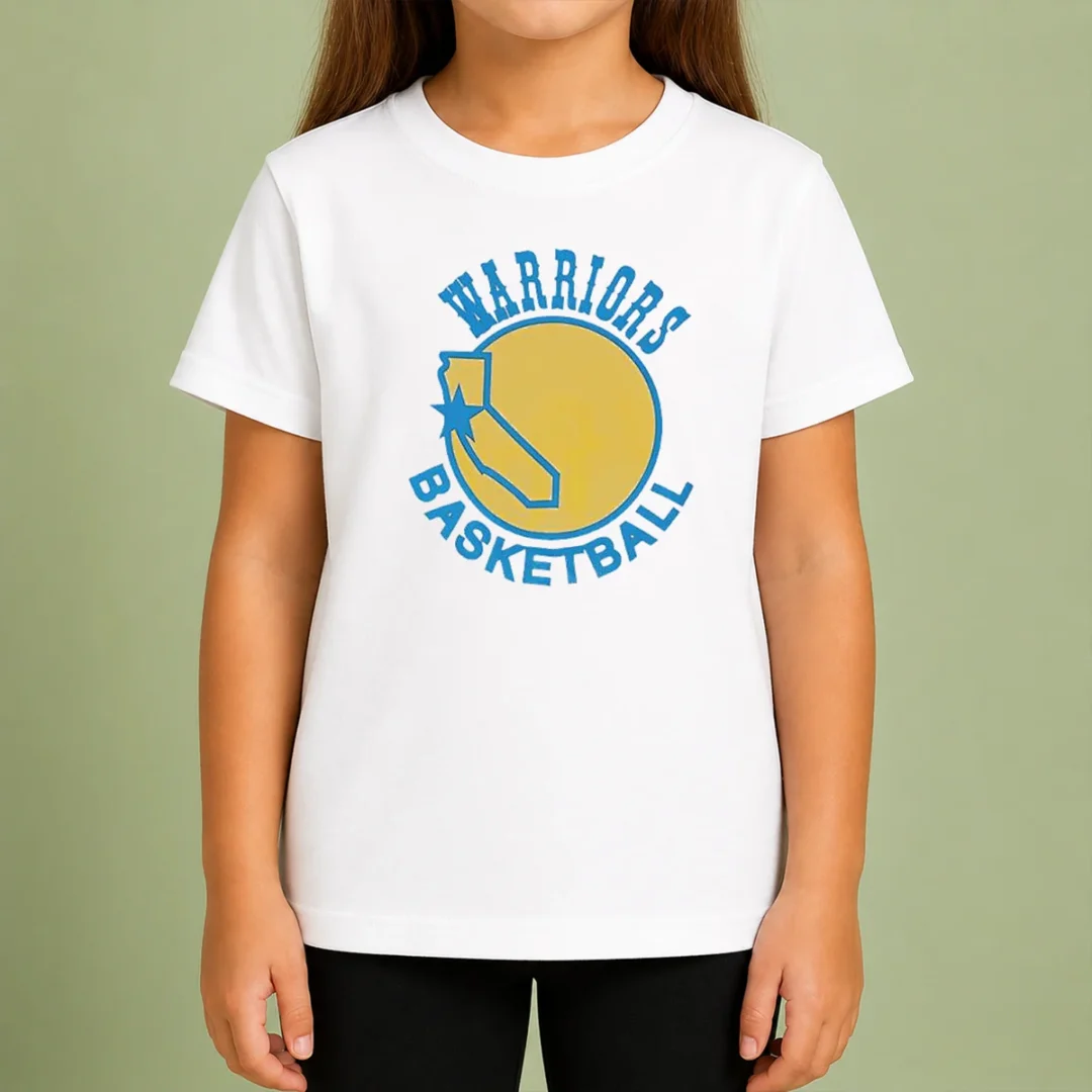 funny-golden-state-warriors-nba-warriors-basketball-logo-kids-t-shirt Funny Golden State Warriors NBA Warriors Basketball Logo Kids T-Shirt
