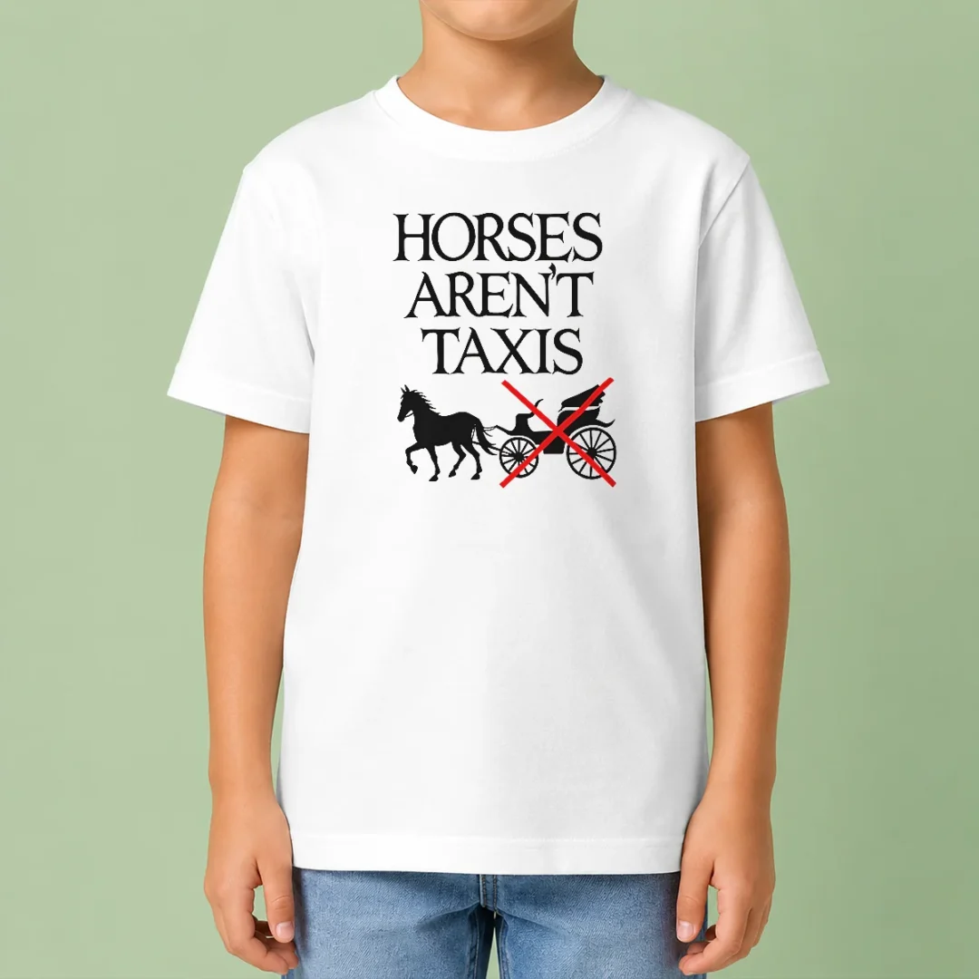 funny-horses-arent-taxis-vintage-kids-t-shirt Funny Horses Arent Taxis Vintage Kids T-Shirt