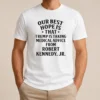 Funny Hot Donald Trump Robert Kennedy Jr Our Best Hope Is That Trump Is Taking Medical Advice t shirt in classic fit, black color