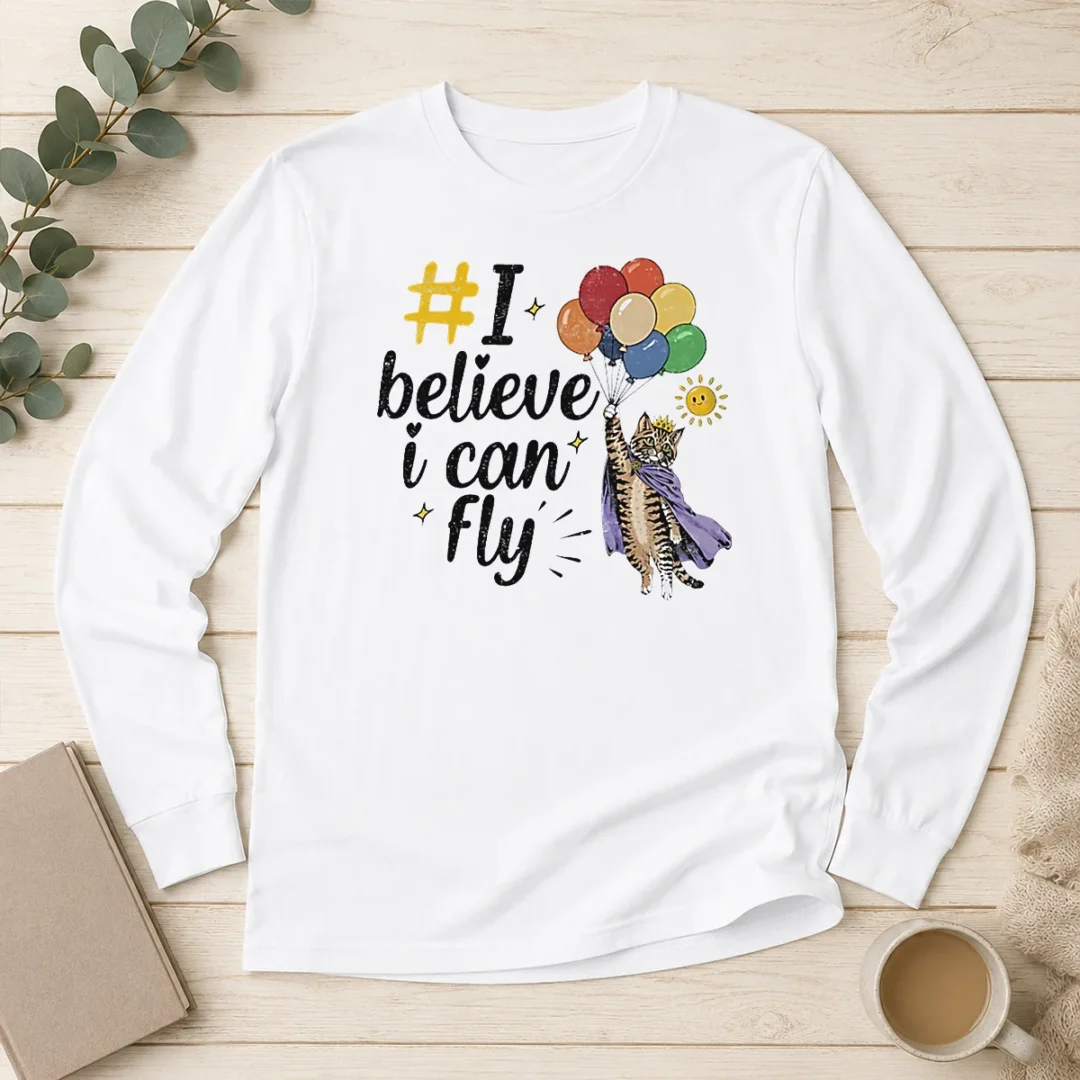 funny-i-believe-i-can-fly-cat-balloons-long-sleeve-shirt Funny I Believe I Can Fly Cat Balloons Long Sleeve Shirt