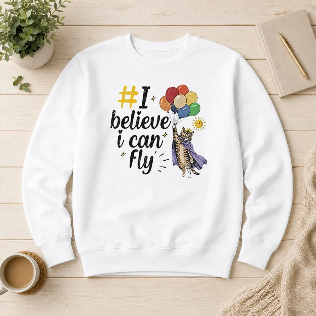 funny-i-believe-i-can-fly-cat-balloons-sweater Funny I Believe I Can Fly Cat Balloons Sweater