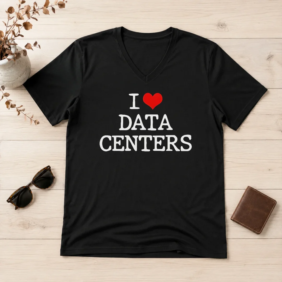 funny-i-love-data-centers-it-professional-server-room-v-neck-shirt Funny I Love Data Centers IT Professional Server Room V-Neck Shirt
