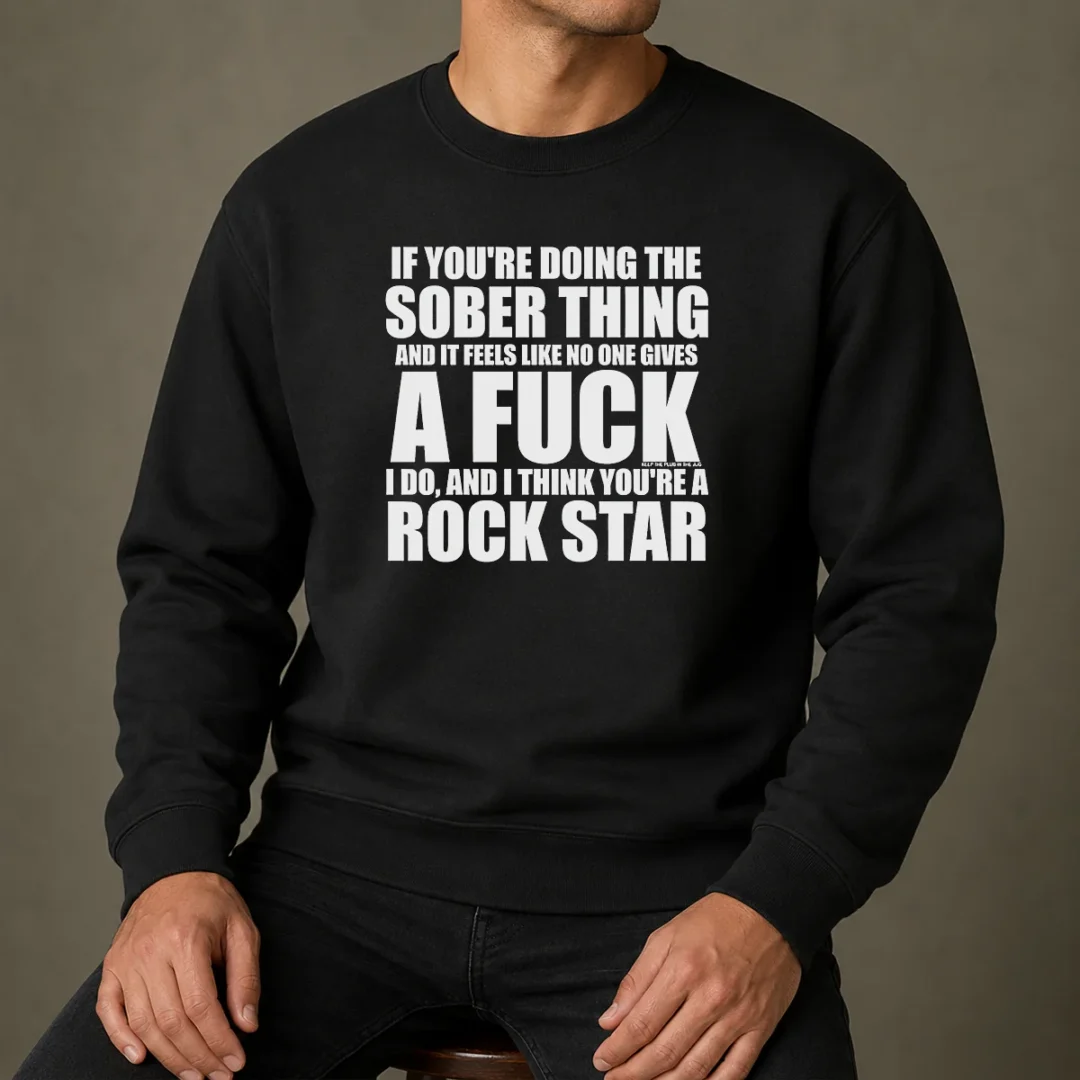 funny-if-you-re-doing-the-sober-thing-and-it-feels-like-no-one-gives-a-f-keep-the-plug-in-the-jug-i-do-sweater Funny If You'Re Doing The Sober Thing And It Feels Like No One Gives A F Keep The Plug In The Jug I Do Sweater