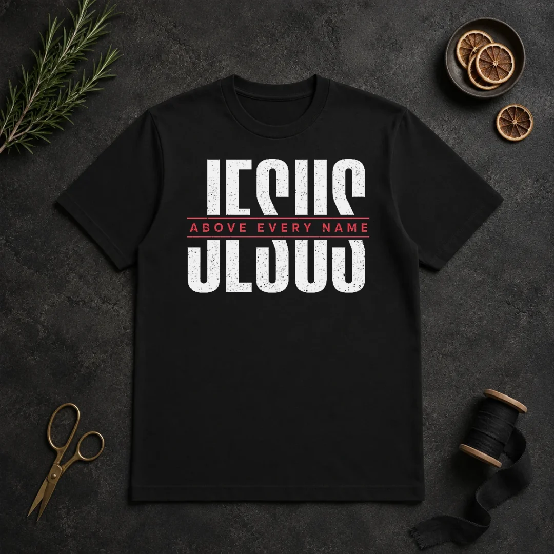 Funny Jesus Above Every Name Inspirational Faith Lovers t shirt Funny Jesus Above Every Name Inspirational Faith Lovers