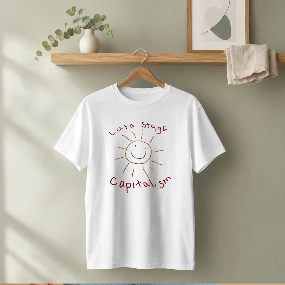 funny-late-stage-capitalism-smiley-face-political-satire-t-shirt Funny Late Stage Capitalism Smiley Face Political Satire