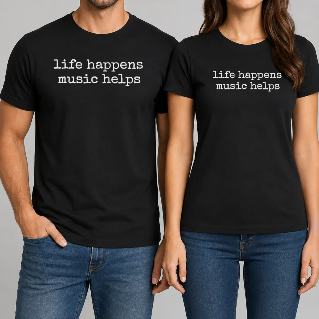 funny-life-happens-music-helps-inspirational-quote-t-shirt-2 Funny Life Happens Music Helps Inspirational Quote