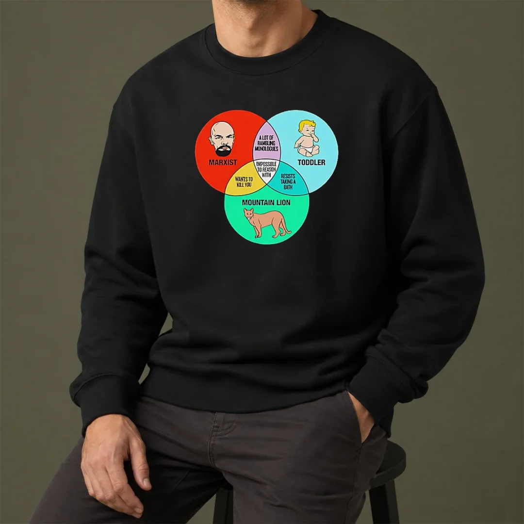 funny-marxist-toddler-and-mountain-lion-venn-diagram-impossible-to-reason-with-sweater Funny Marxist Toddler And Mountain Lion Venn Diagram Impossible To Reason With Sweater