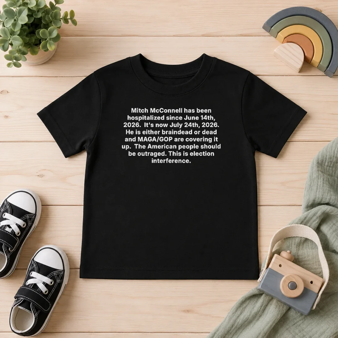 funny-mitch-mcconnell-has-been-hospitalized-since-june-14th-2026-kids-t-shirt Funny Mitch Mcconnell Has Been Hospitalized Since June 14th 2026 Kids T-Shirt