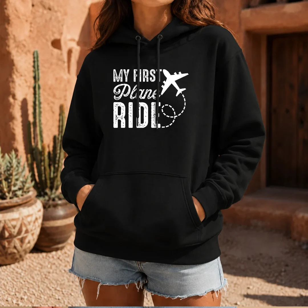 funny-my-first-plane-ride-hoodie Funny My First Plane Ride Hoodie
