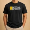 Funny National Introvert Parody Logo Social Anxiety