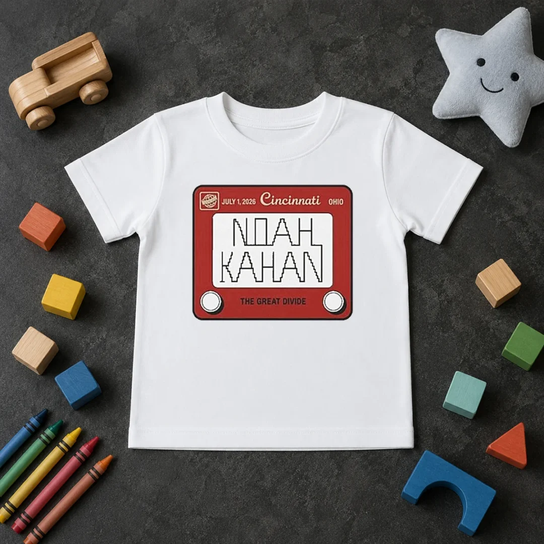 Funny Noah Kahan Great American Ball Park Cincinnati Reds Sticker July 01 2026 Kids T Shirt Funny Noah Kahan Great American Ball Park Cincinnati Reds Sticker July 01 2026 Kids T-Shirt