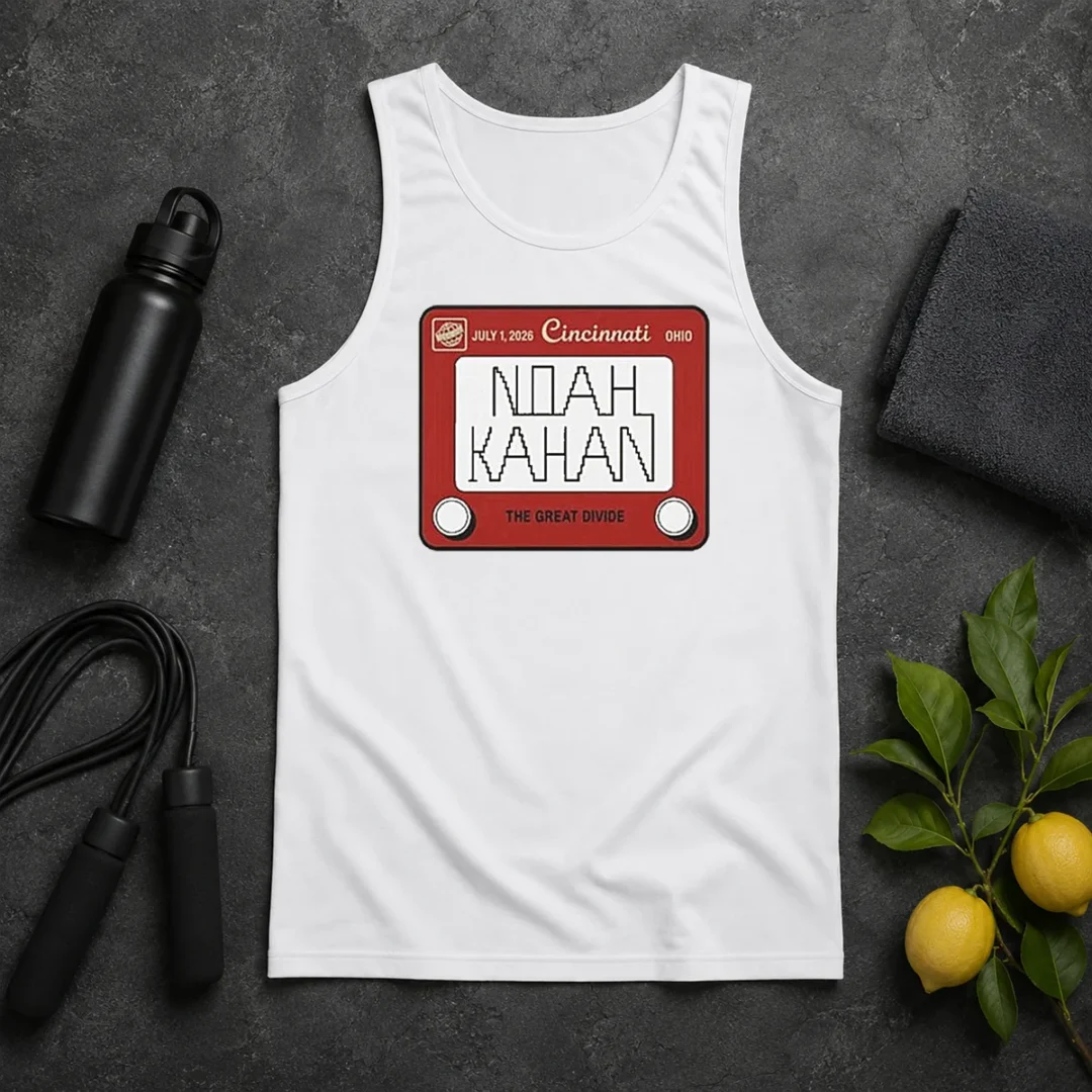 Funny Noah Kahan Great American Ball Park Cincinnati Reds Sticker July 01 2026 Tank Top Funny Noah Kahan Great American Ball Park Cincinnati Reds Sticker July 01 2026 Tank Top