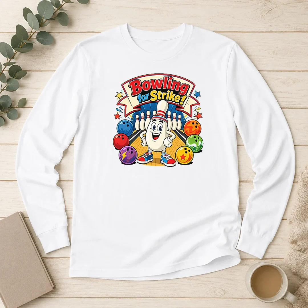 funny-official-bowling-for-strike-cartoon-long-sleeve-shirt Funny Official Bowling For Strike Cartoon Long Sleeve Shirt