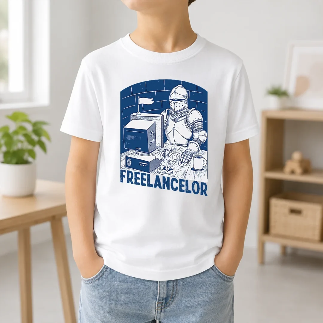 Funny Official Freelancer Knight Gaming Vintage Funny Gamer Kids T Shirt Funny Official Freelancer Knight Gaming Vintage Funny Gamer Kids T-Shirt