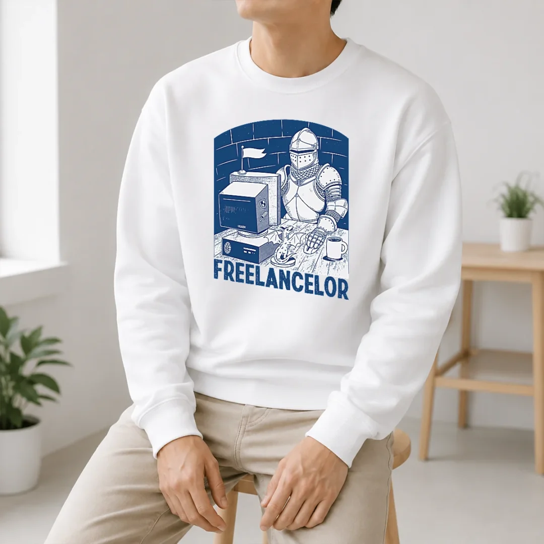 Funny Official Freelancer Knight Gaming Vintage Funny Gamer Sweater Funny Official Freelancer Knight Gaming Vintage Funny Gamer Sweater
