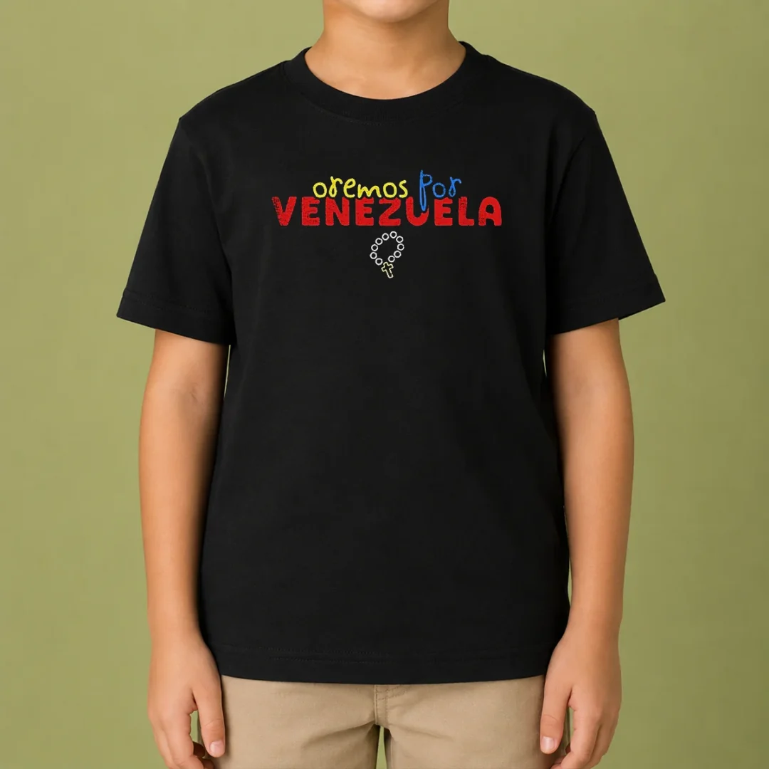 funny-oremos-por-venezuela-religious-rosary-kids-t-shirt Funny Oremos Por Venezuela Religious Rosary Kids T-Shirt