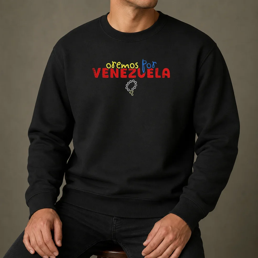 funny-oremos-por-venezuela-religious-rosary-sweater Funny Oremos Por Venezuela Religious Rosary Sweater