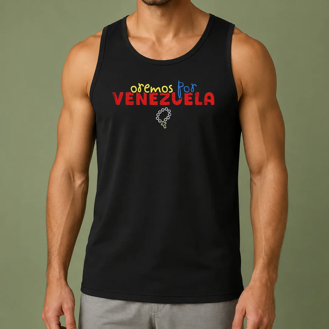 funny-oremos-por-venezuela-religious-rosary-tank-top Funny Oremos Por Venezuela Religious Rosary Tank Top