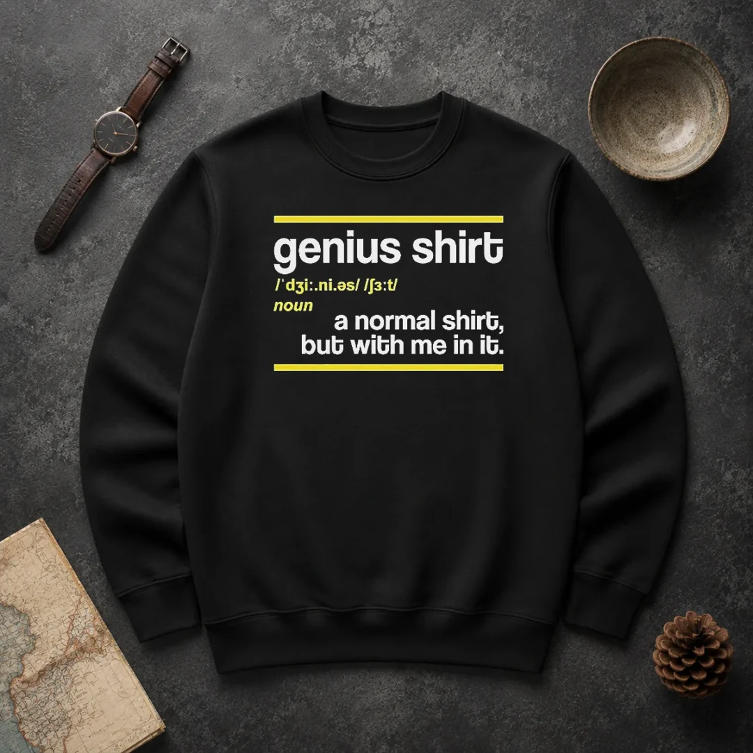 Funny Premium Genius Shirt A Normal Shirt But With Me In It Sweater Funny Premium Genius Shirt A Normal Shirt But With Me In It Sweater