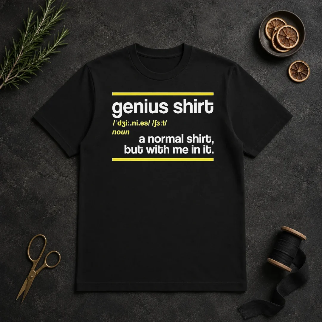 Funny Premium Genius Shirt A Normal Shirt But With Me In It t shirt Funny Premium Genius Shirt A Normal Shirt But With Me In It