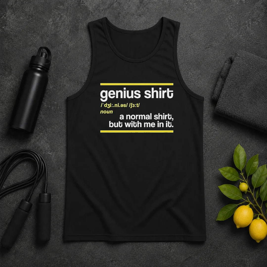 Funny Premium Genius Shirt A Normal Shirt But With Me In It Tank Top Funny Premium Genius Shirt A Normal Shirt But With Me In It Tank Top