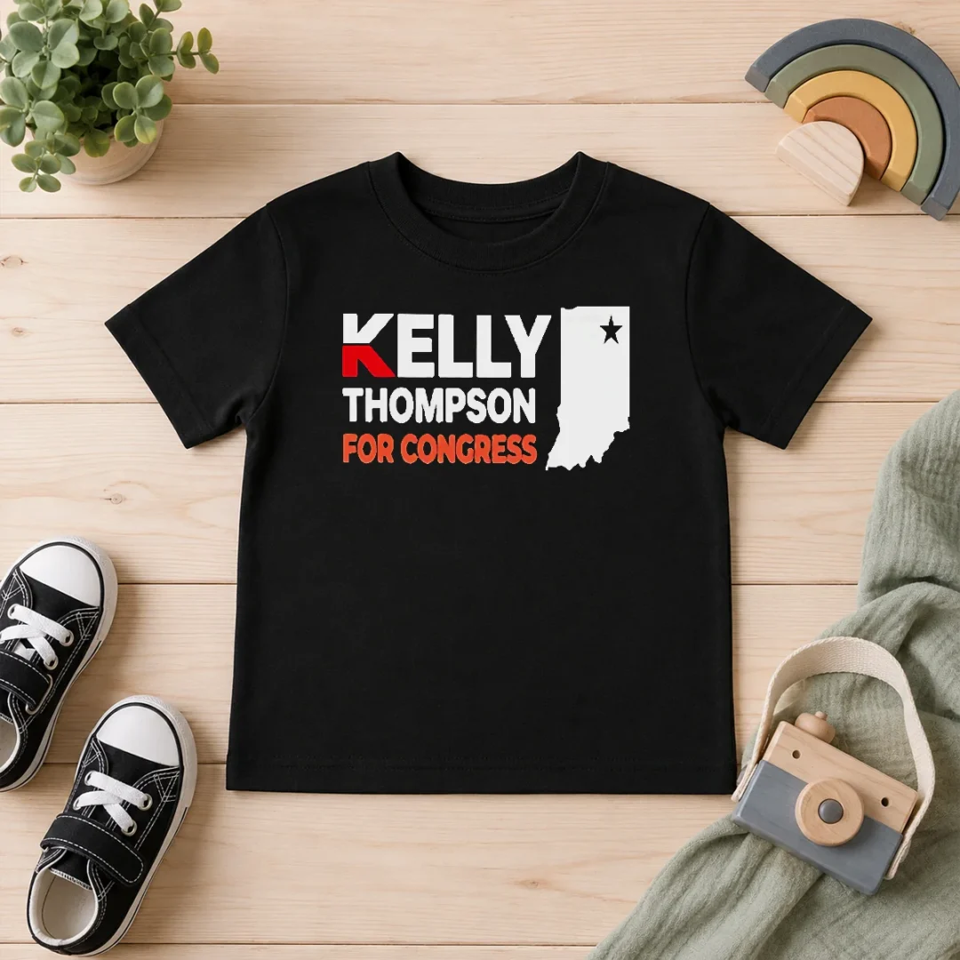 funny-premium-kelly-thompson-for-congress-garment-dyed-kids-t-shirt Funny Premium Kelly Thompson For Congress Garment Dyed Kids T-Shirt