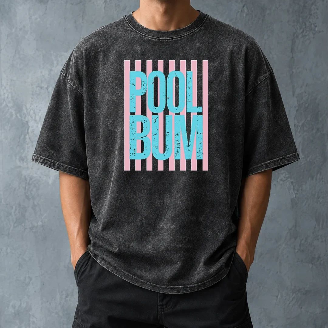 funny-premium-pool-bum-retro-stripes-sunshine-washed-t-shirt-washed-tshirt Funny Premium Pool Bum Retro Stripes Sunshine Washed T-Shirt