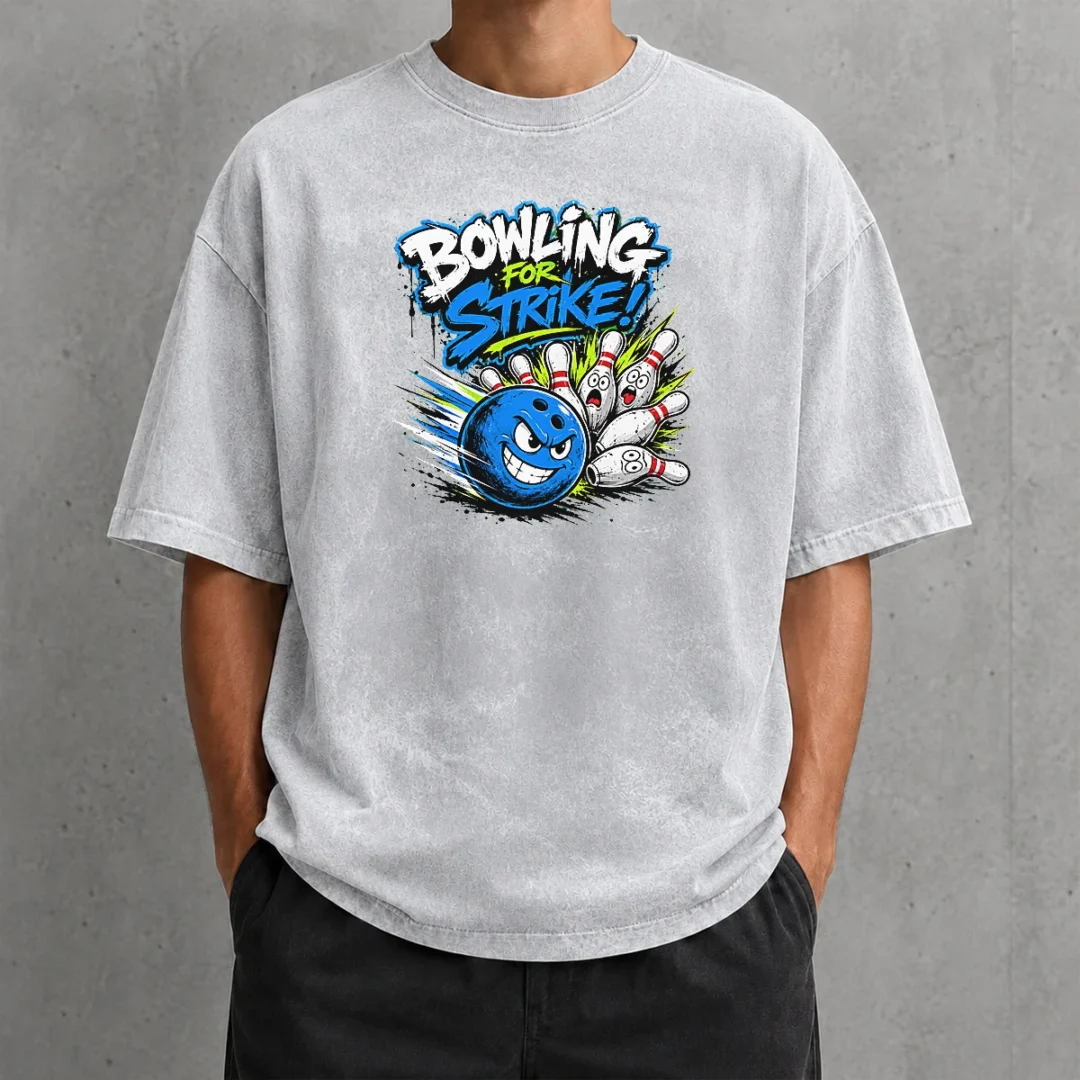 funny-pretty-bowling-for-strike-fun-grunge-streetwear-washed-t-shirt Funny Pretty Bowling For Strike Fun Grunge Streetwear Washed T-Shirt