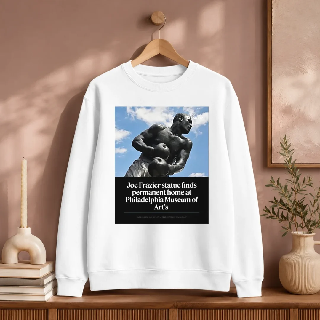 funny-pretty-joe-frazier-statue-finds-permanent-home-at-philadelphia-museum-of-art-s-sweater Funny Pretty Joe Frazier Statue Finds Permanent Home At Philadelphia Museum Of Art'S Sweater